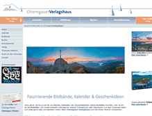 Tablet Screenshot of chiemgauerverlagshaus.de